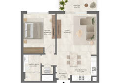 [Translate to ru:] 1 bedroom apartment